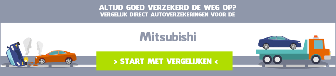 autoverzekering Mitsubishi