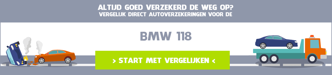 autoverzekering BMW 118