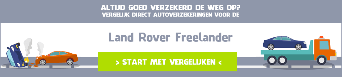autoverzekering Land Rover Freelander
