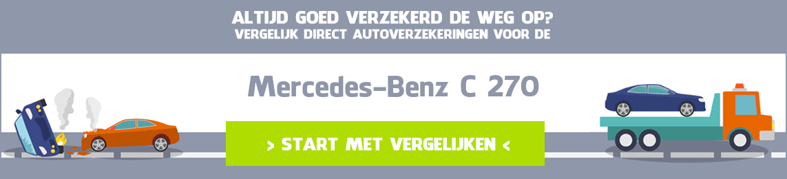 autoverzekering Mercedes-Benz C 270