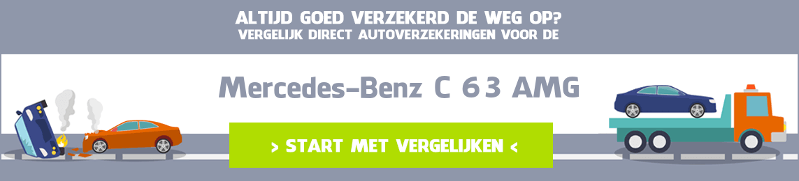 autoverzekering Mercedes-Benz C 63 AMG