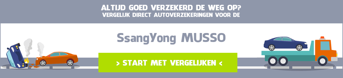 autoverzekering SsangYong MUSSO